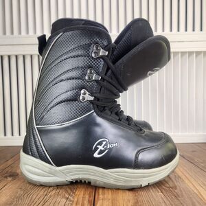 XION Snowboarding Boots Womens Sz 7.5* Black Liner All Mountain Winter Outdoors